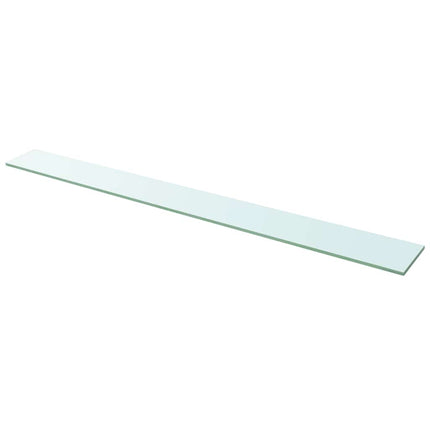 hylder 2 stk. glaspanel 110 x 12 cm klar
