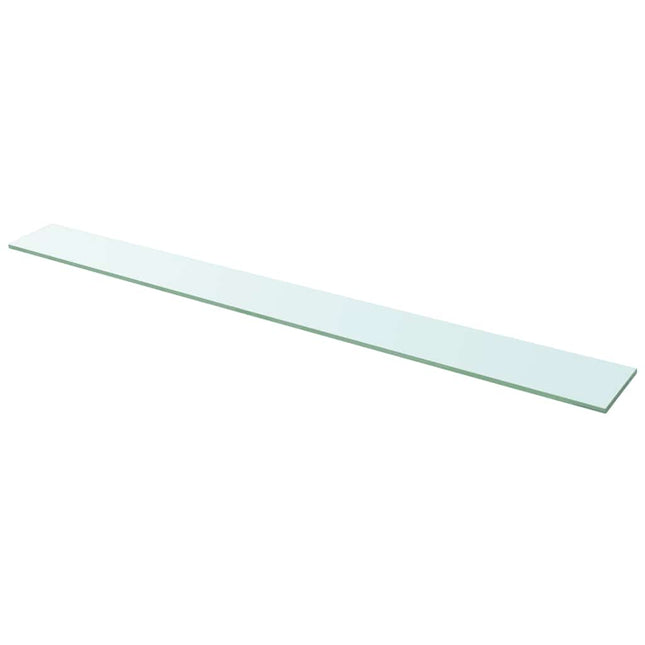 hylder 2 stk. glaspanel 110 x 12 cm klar