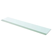 hylder 2 stk. glaspanel 110 x 20 cm klar