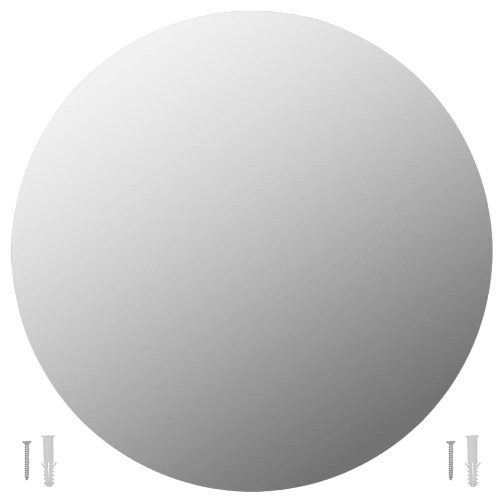 vægspejle 2 stk. 60 cm rundt glas