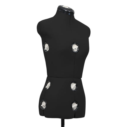 justerbar gine kvinde str. S 33-40 sort