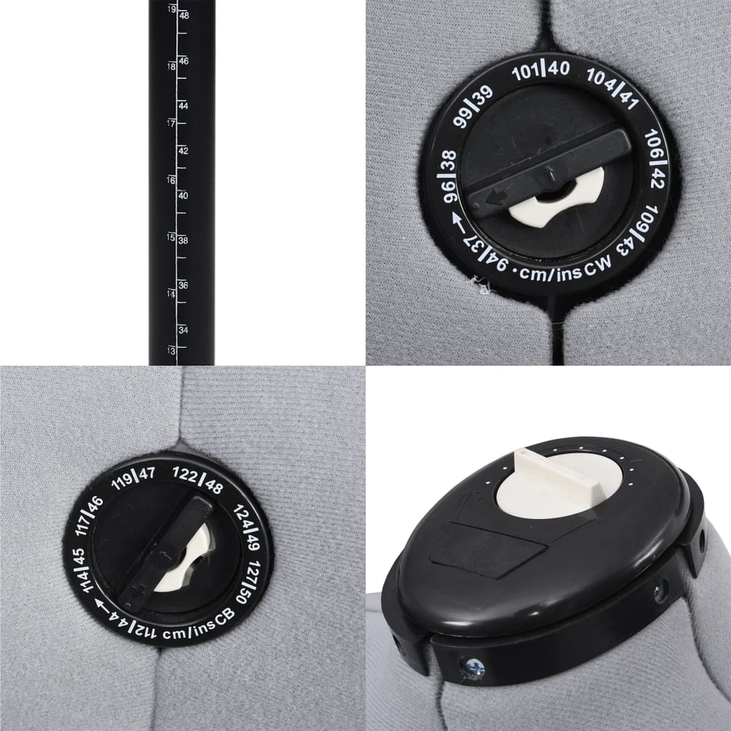 justerbar gine kvinde str. L 44-50 sort