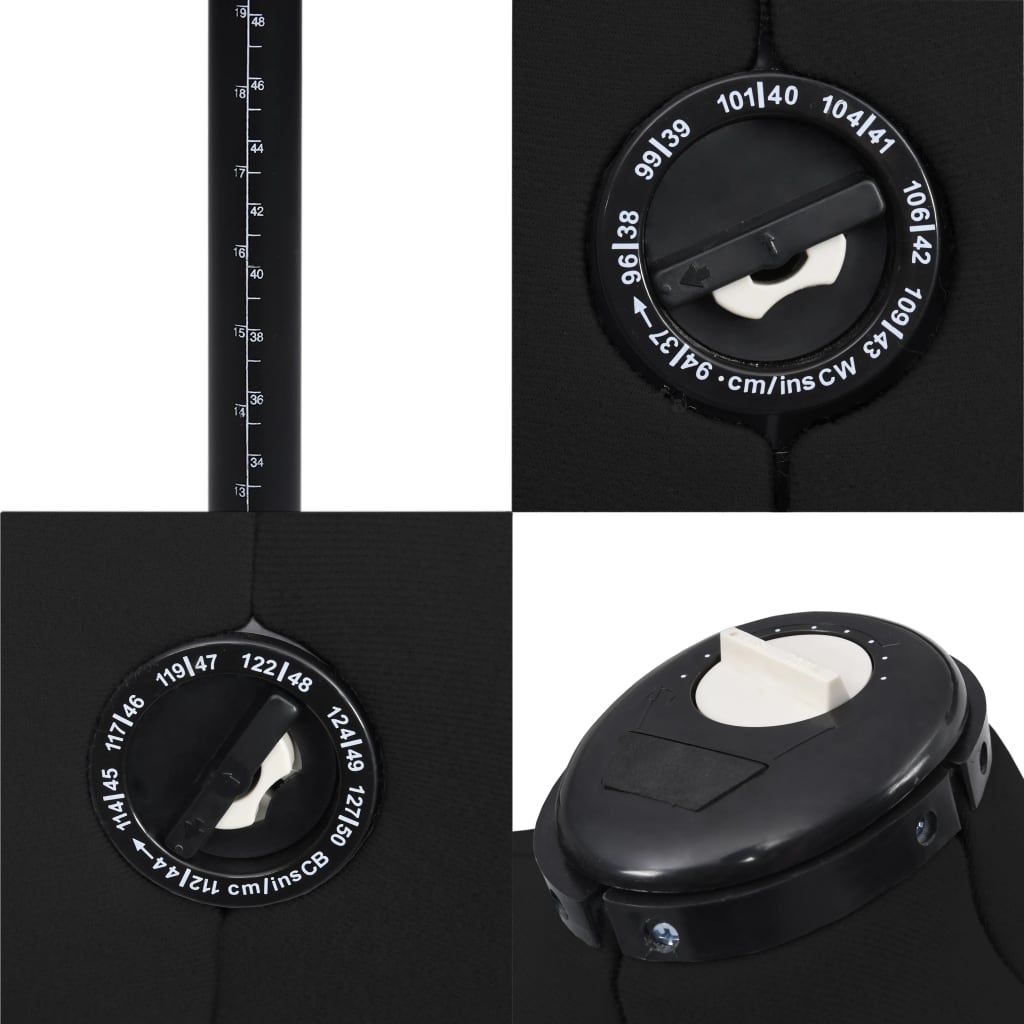 justerbar gine kvinde str. L 44-50 sort