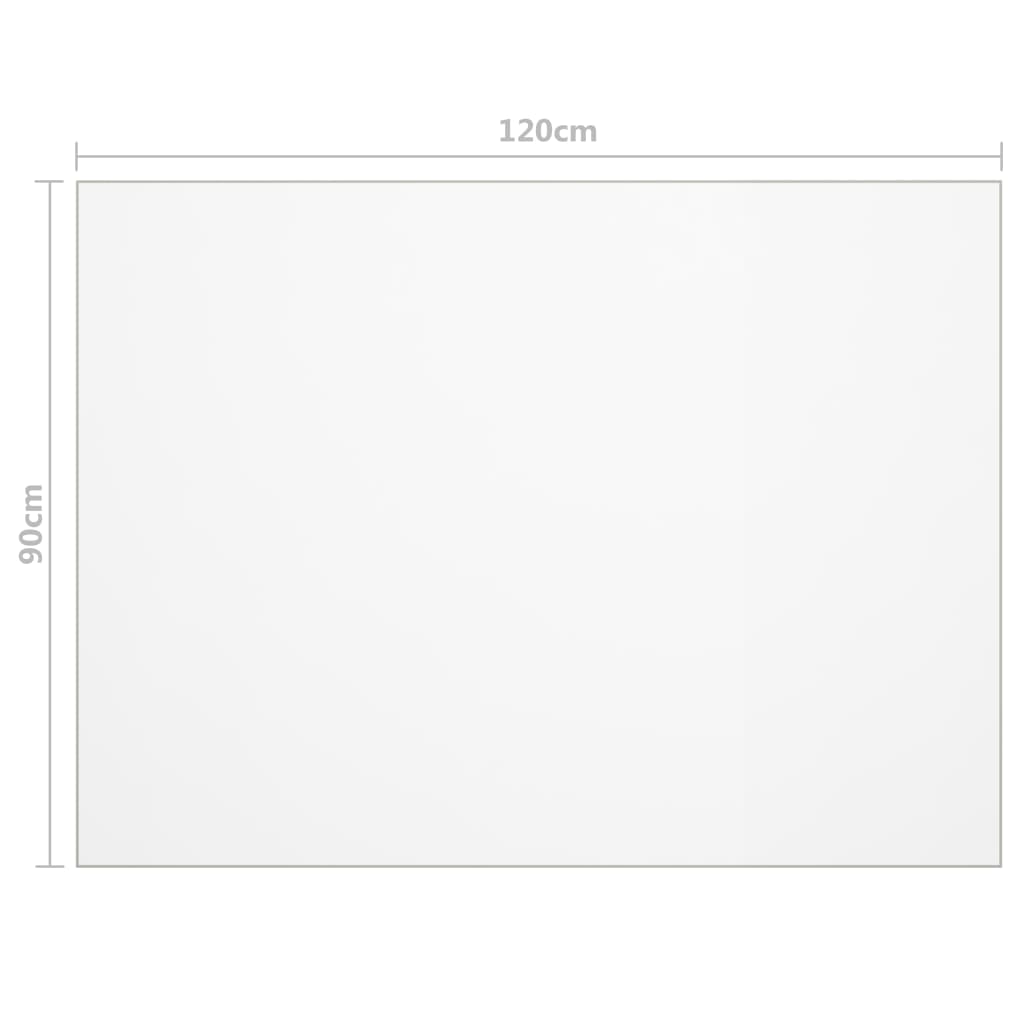 bordbeskytter 120x90 cm 1,6 mm PVC mat