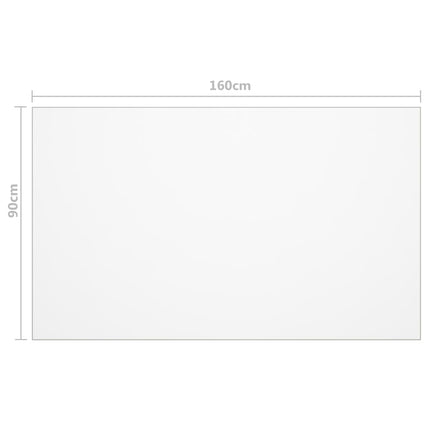 bordbeskytter 160x90 cm 1,6 mm PVC mat