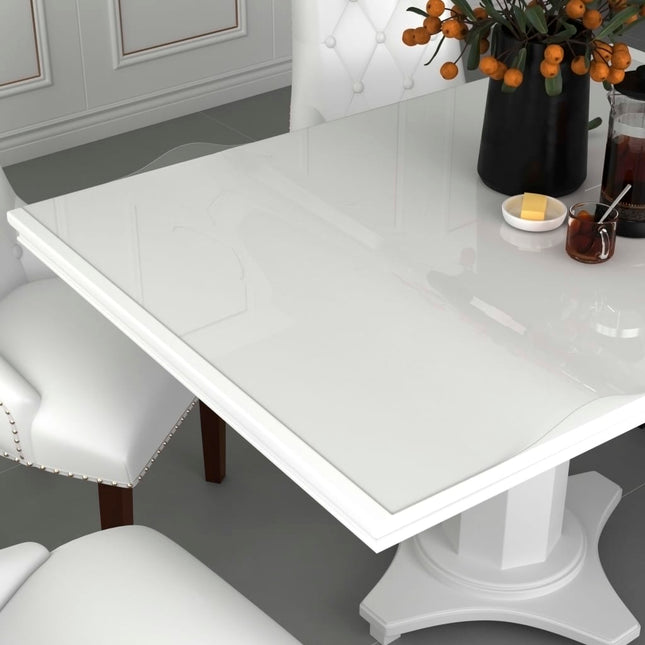 bordbeskytter 90x90 cm 1,6 mm PVC transparent