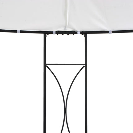 pavillon 300x290 cm rund hvid