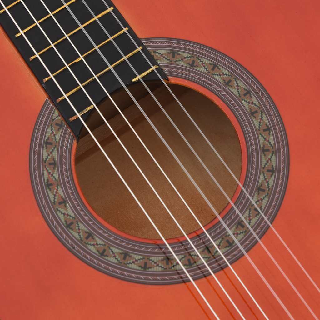 klassisk guitar for begyndere 4/4 39" lindetræ