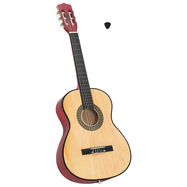 klassisk guitar for begyndere og børn 3/4 36" lindetræ
