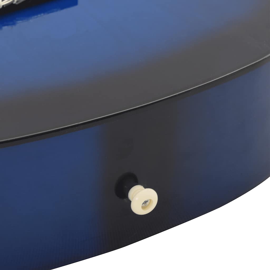 klassisk guitar for begyndere og børn 3/4 36" blå