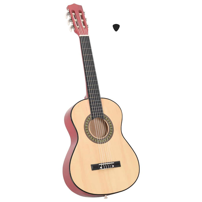 klassisk guitar for begyndere og børn 1/2 34" lindetræ