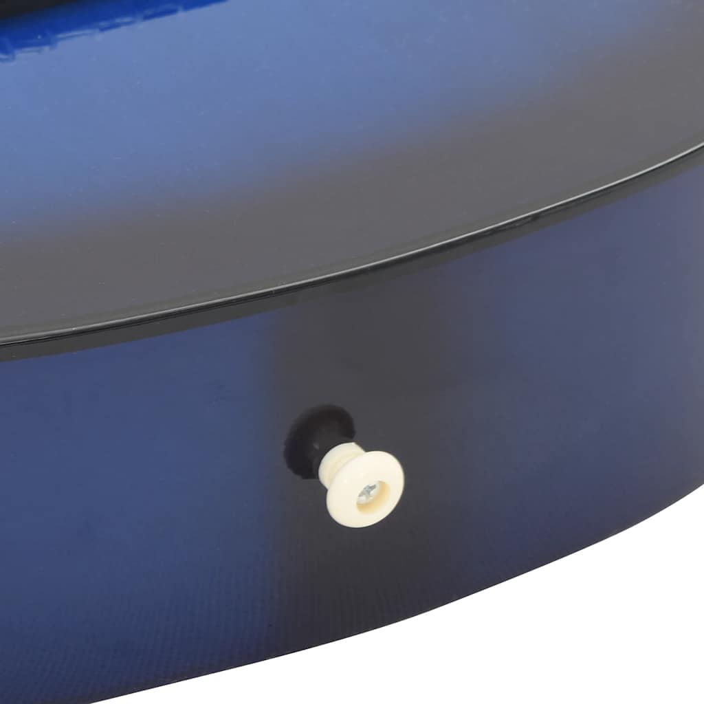 klassisk guitar for begyndere og børn 1/2 34" blå