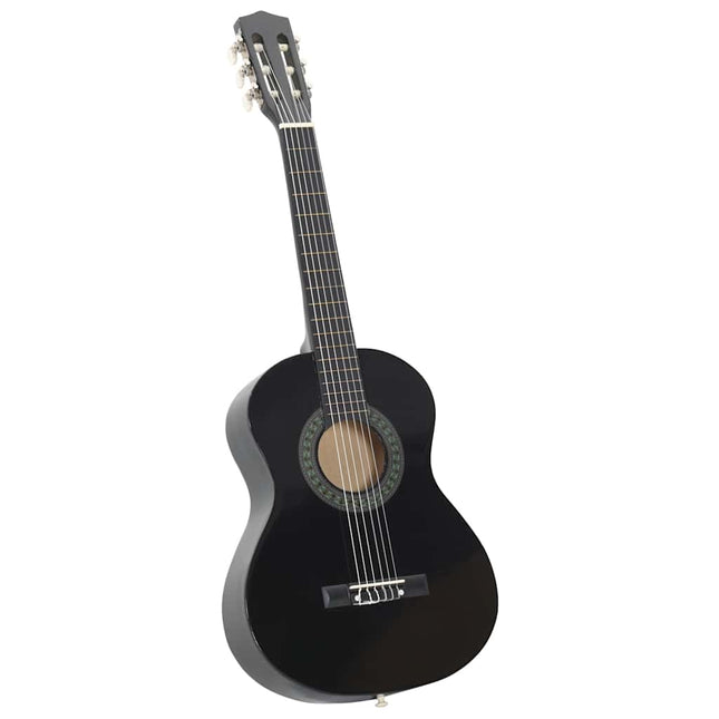 klassisk guitar for begyndere og børn 1/2 34" sort