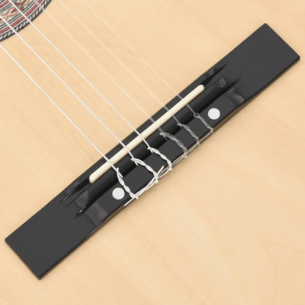 western akustisk guitar med 6 strenge 38" lindetræ