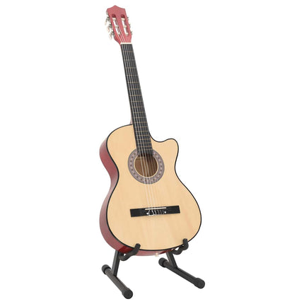 western akustisk guitarsæt 12 dele med 6 strenge 38"