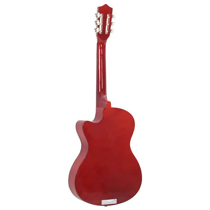 western akustisk guitarsæt 12 dele med 6 strenge 38"