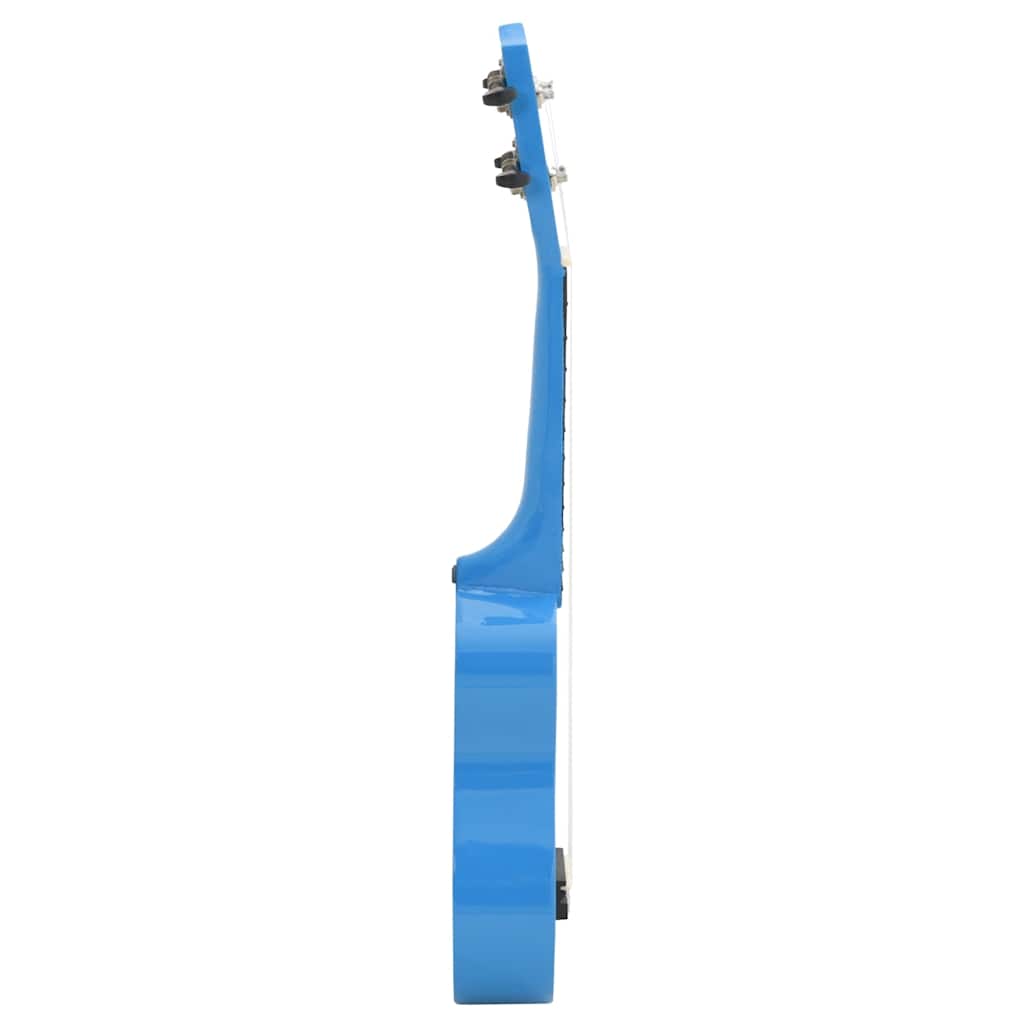 ukulelesæt med taske til børn 21" babyblå