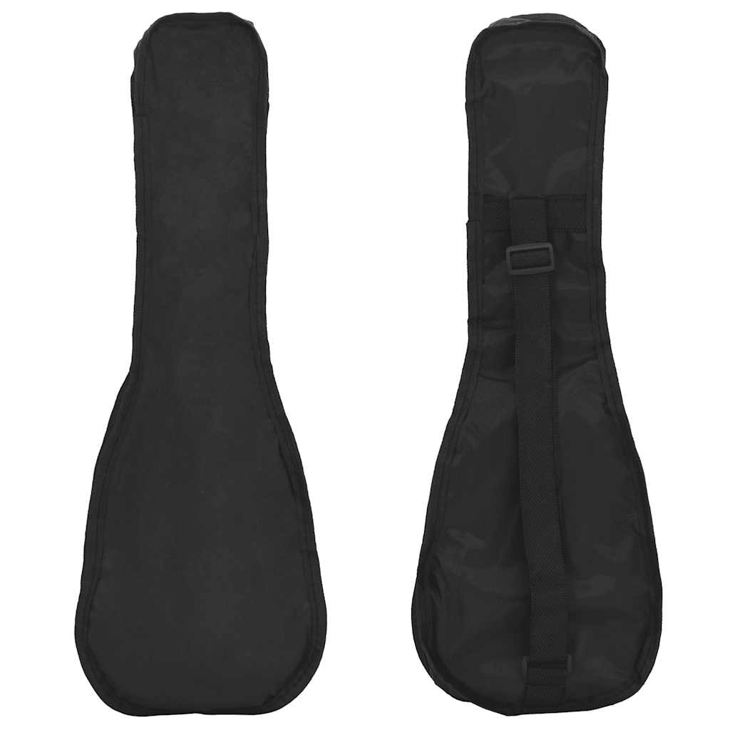ukulelesæt med taske til børn 23" sort