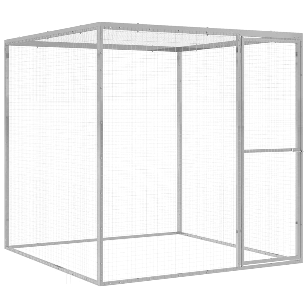 kattebur 1,5x1,5x1,5 m galvaniseret stål