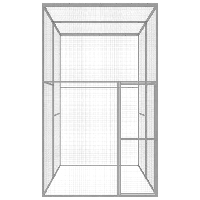 kattebur 3x1,5x2,5 cm galvaniseret stål
