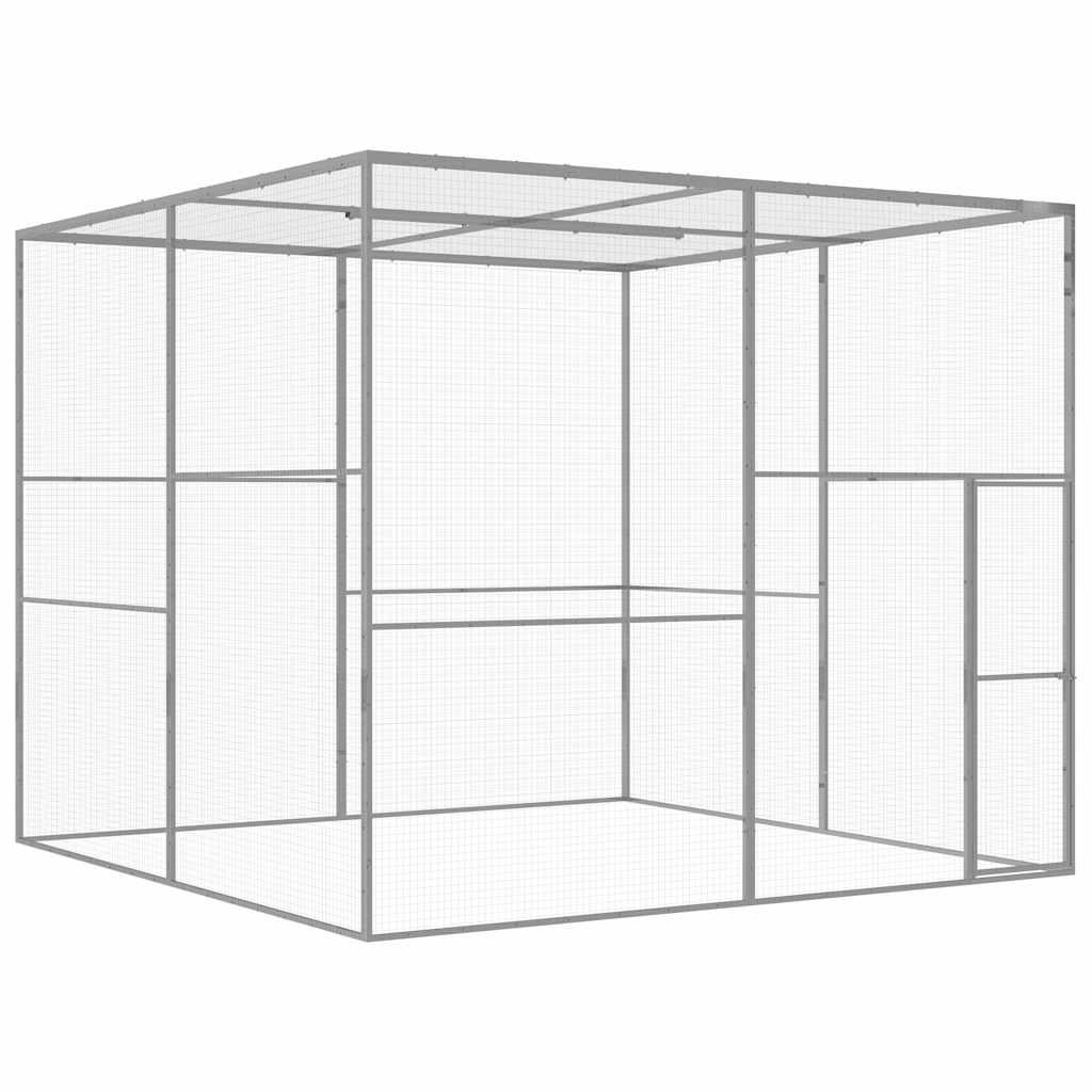 kattebur 3x3x2,5 cm galvaniseret stål