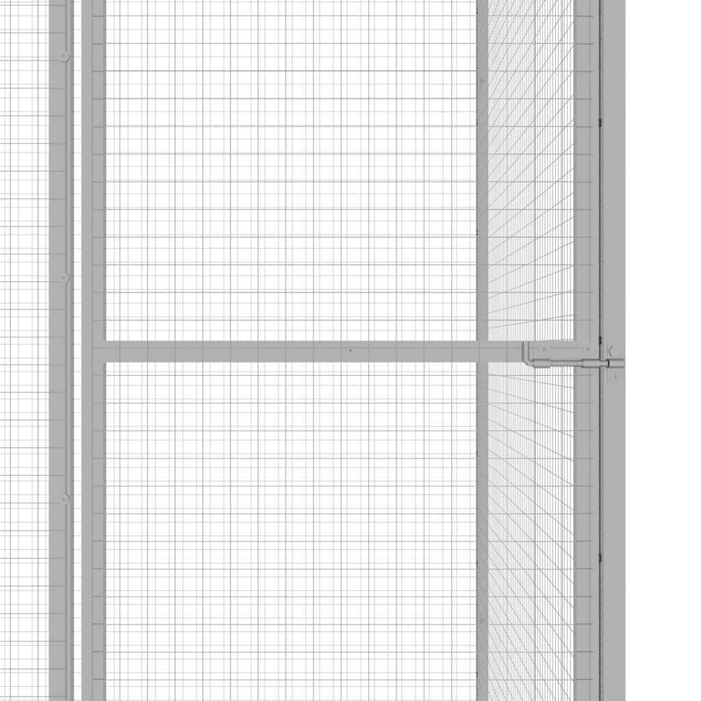 kattebur 3x3x2,5 cm galvaniseret stål