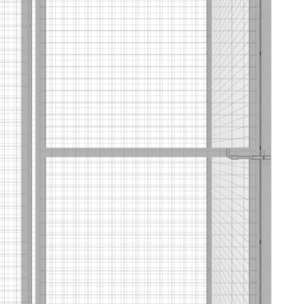 kattebur 6x3x2,5 cm galvaniseret stål