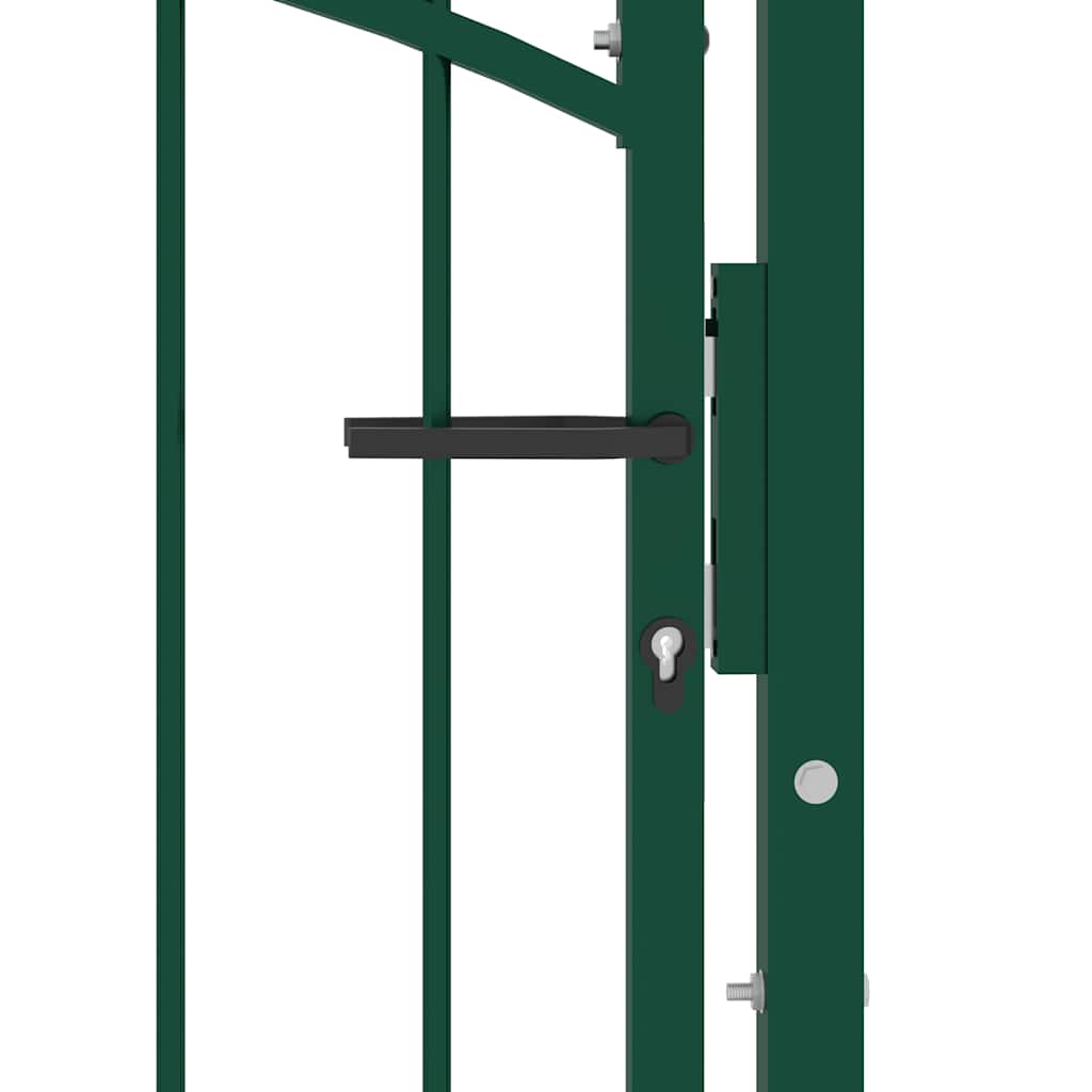 hegnslåge EMMEN med buet top stål 100x106 cm grøn