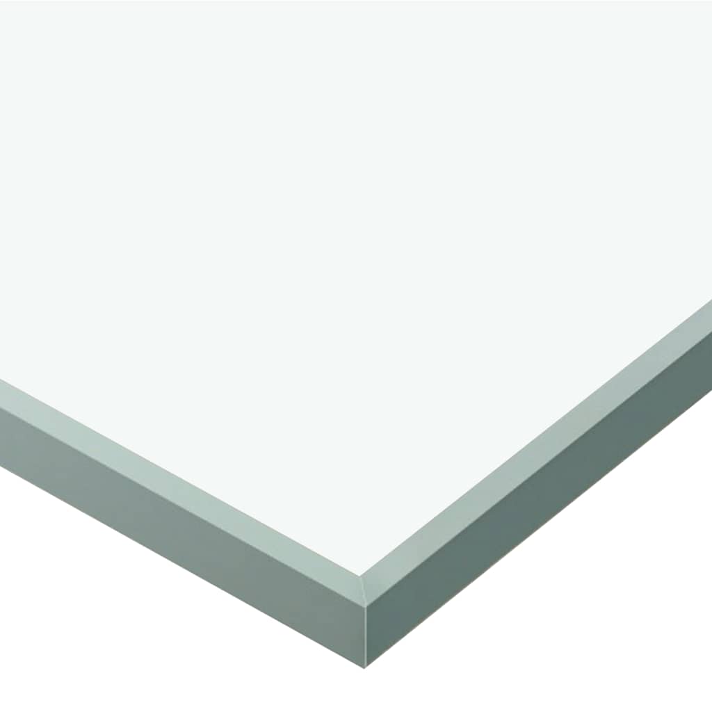 skydedør 76x212 cm hærdet glas og aluminium sølvfarvet