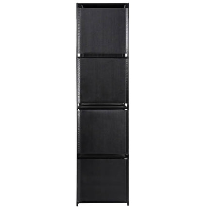 displayreol trappeformet 130x45x170 cm stof