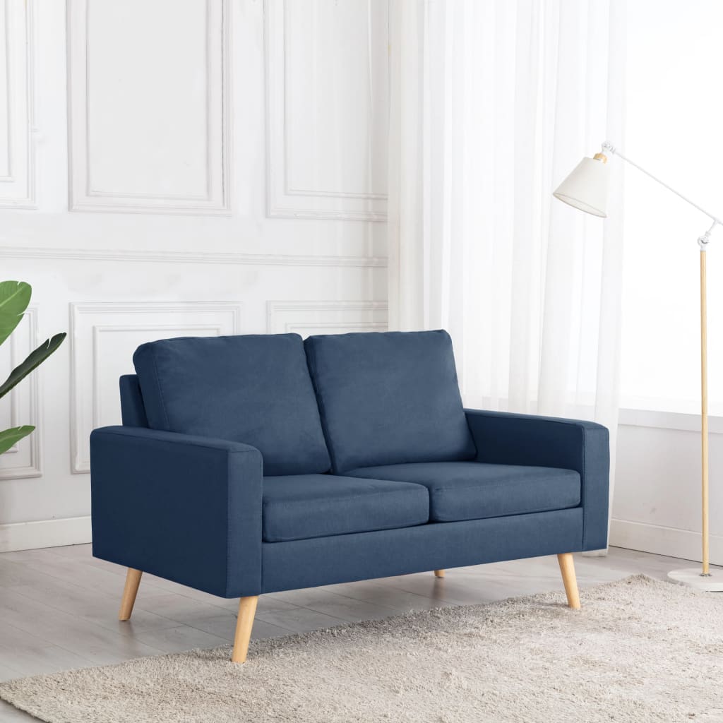 2-personers sofa stof bl