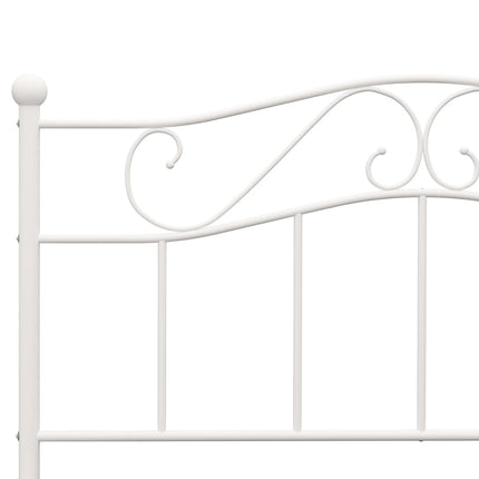 sengestel 160x200 cm metal hvid
