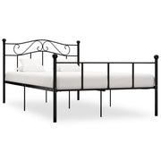 sengestel 120x200 cm metal sort
