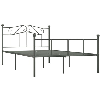 sengestel 160x200 cm metal grå