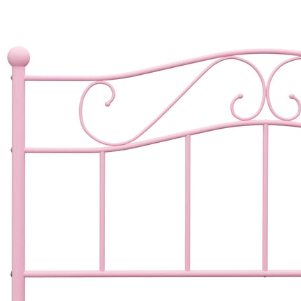 sengestel 120x200 cm metal pink