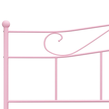 sengestel 180x200 cm metal pink
