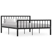sengestel 160x200 cm metal sort