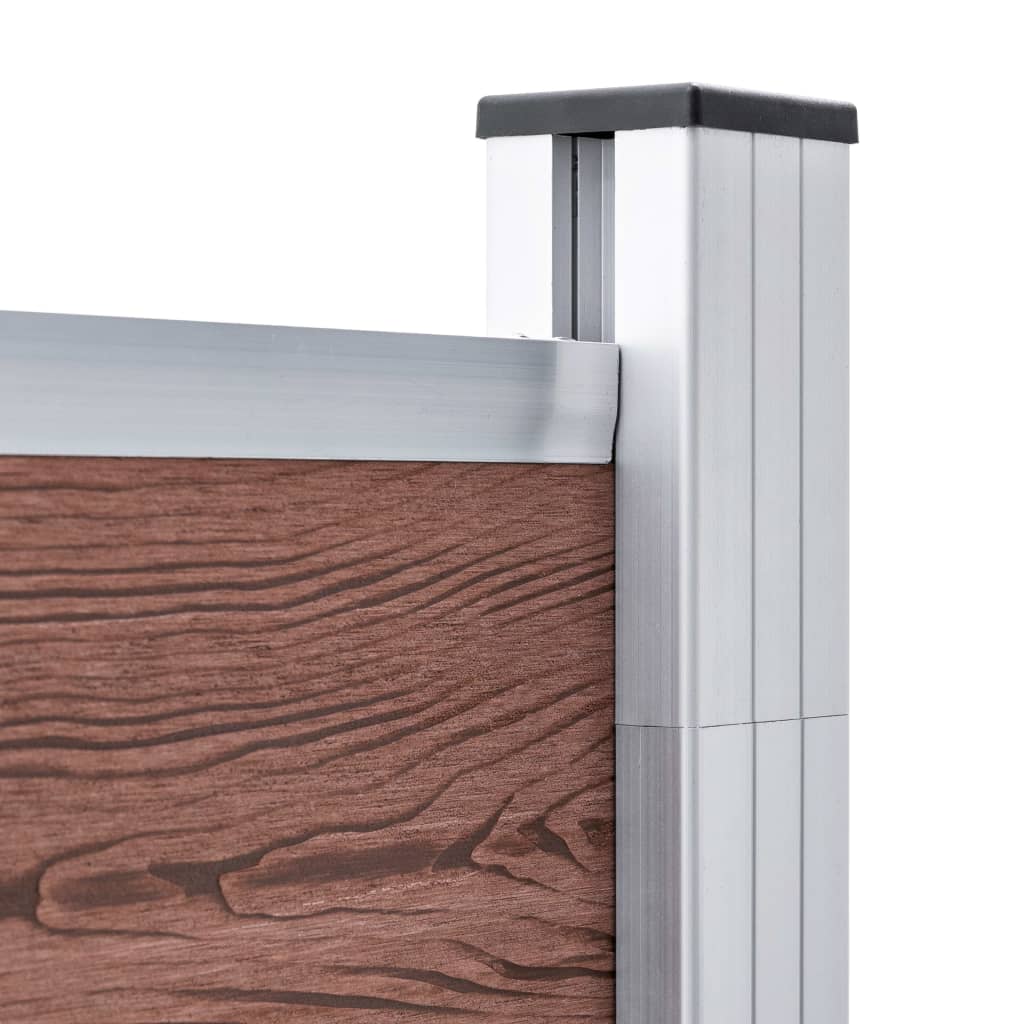 havehegn WPC 353 x 186 cm brun