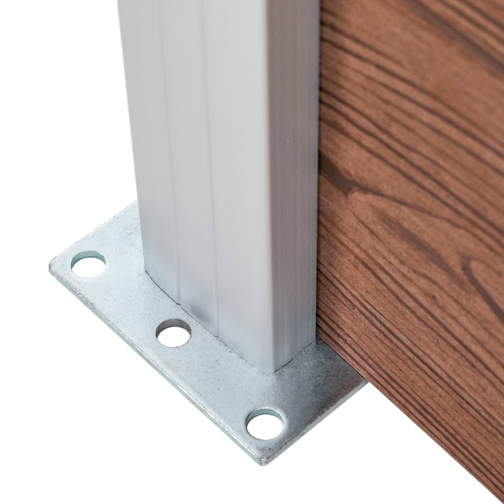 havehegn 1391 x 186 cm WPC brun