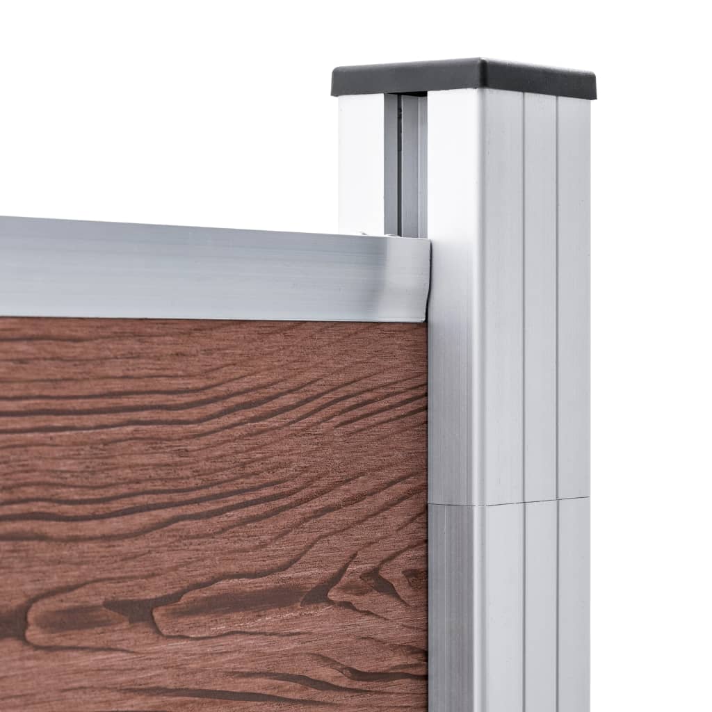 havehegn 1391 x 186 cm WPC brun