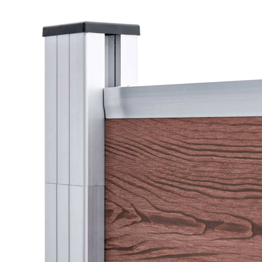 havehegn 1391 x 186 cm WPC brun