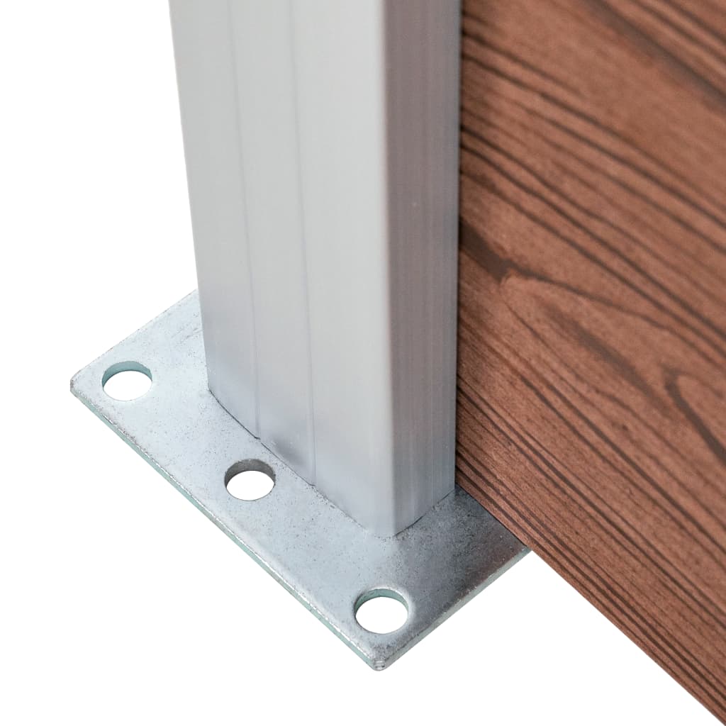 havehegn 1737 x 186 cm WPC brun