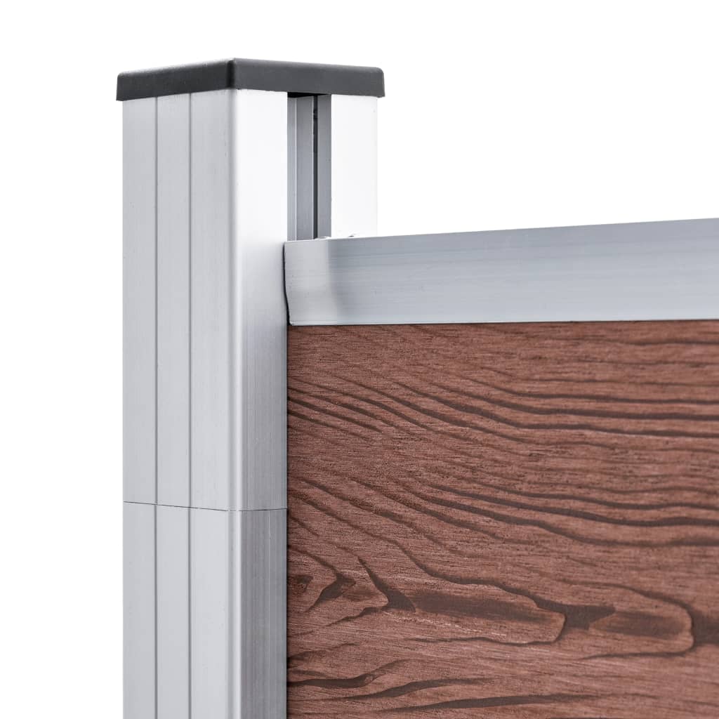 havehegn 1737 x 186 cm WPC brun