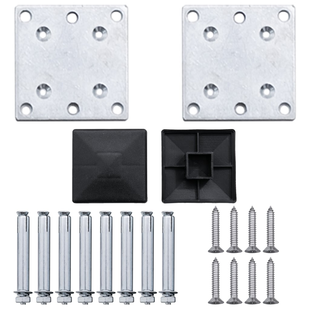 havehegn 353 x 106 cm WPC grå