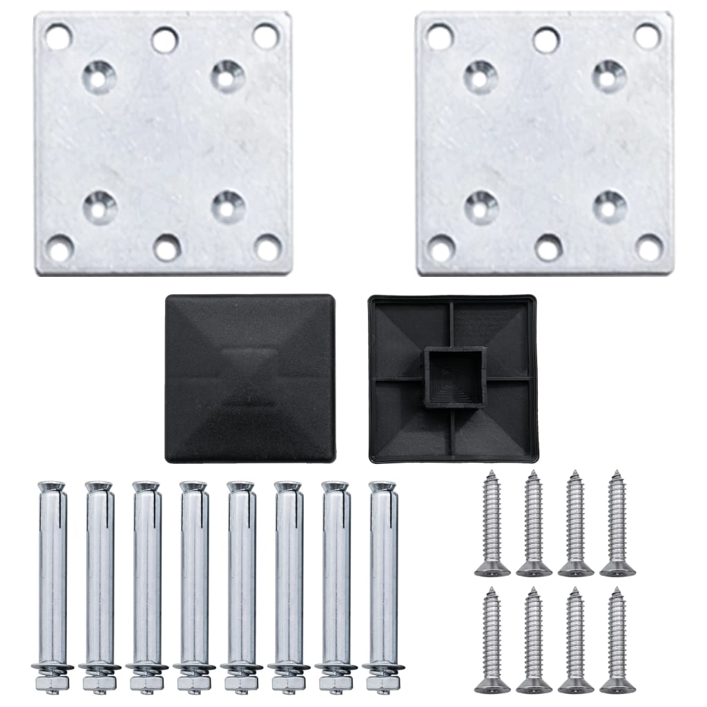 havehegn 872 x 106 cm WPC grå