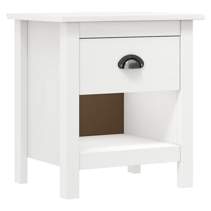 sengebord Hill 2 stk. 46x35x49,5 cm massivt fyrretræ