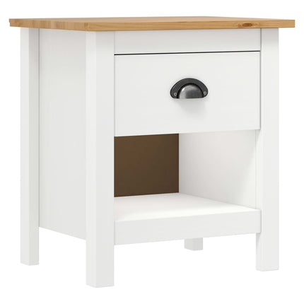 sengeborde Hill 2 stk. 46x35x49,5 cm massivt fyrretræ