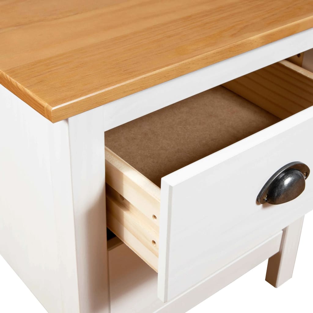 sengeborde Hill 2 stk. 46x35x49,5 cm massivt fyrretræ