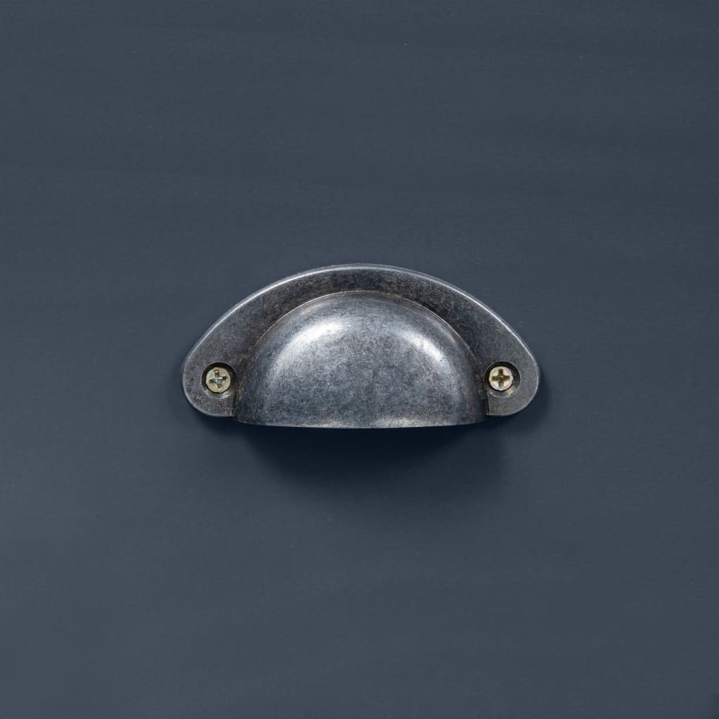 skænk Hill 125x40x80 cm massivt fyrretræ grå