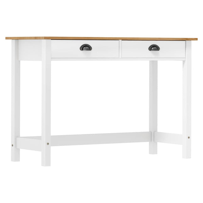 konsolbord Hill med 2 skuffer 110x45x74 cm massivt fyrretræ